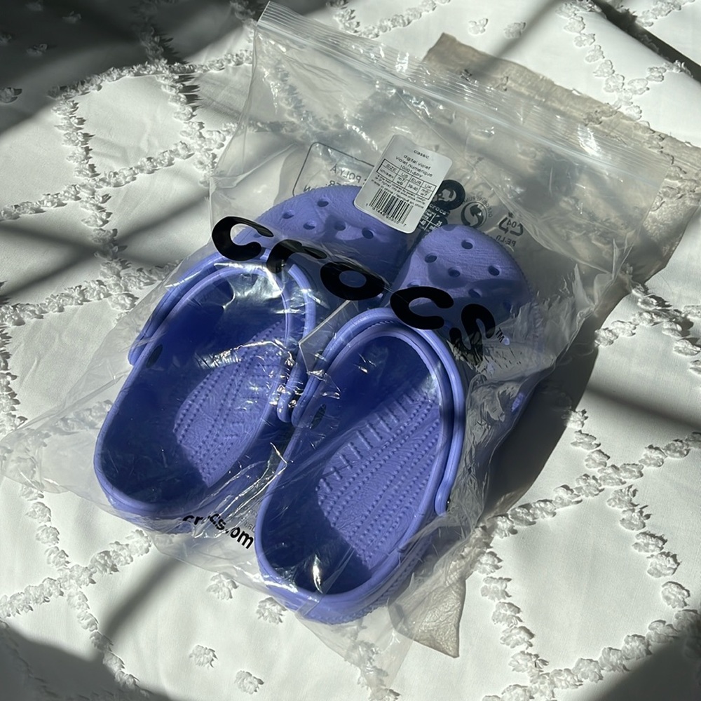 Digital Violet Crocs NEW